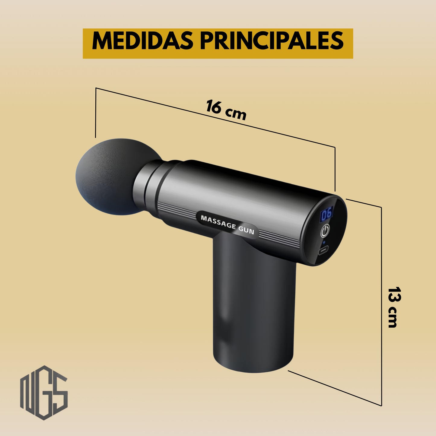 Pistola de Masajes para Recuperación