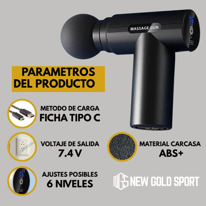 Pistola de Masajes para Recuperación